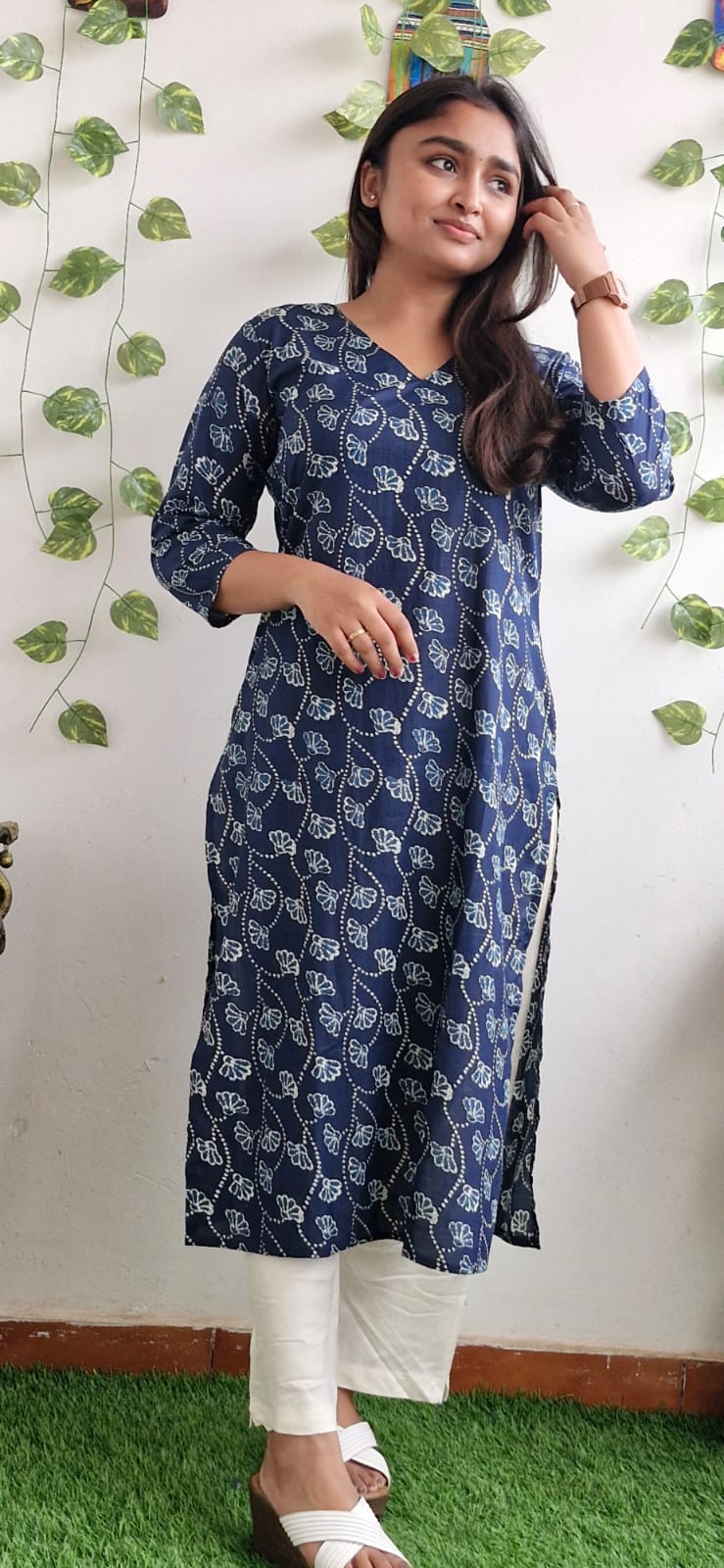 Indigo love jaipuri floral 2