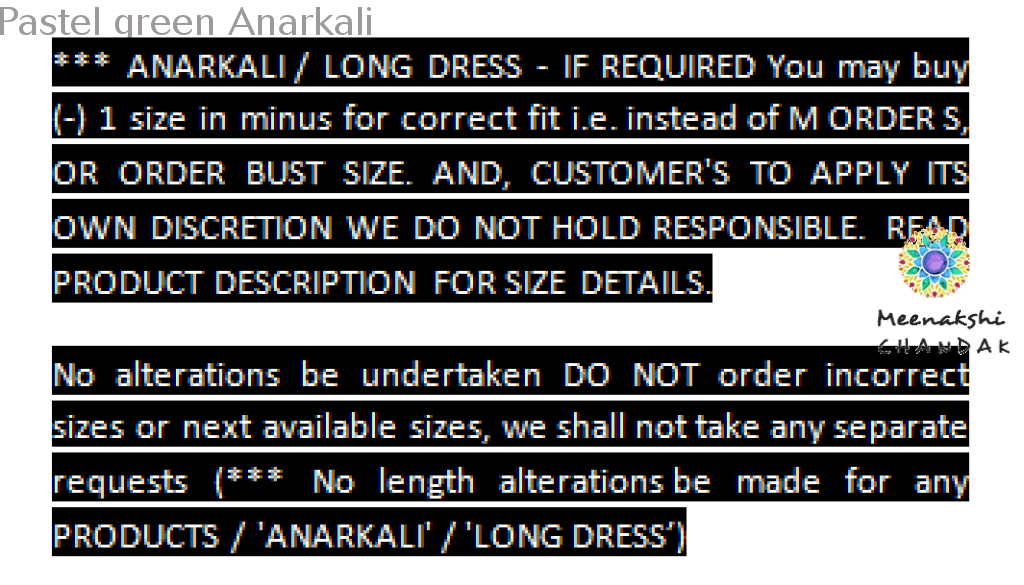 Pastel Green Anarkali Anarkali