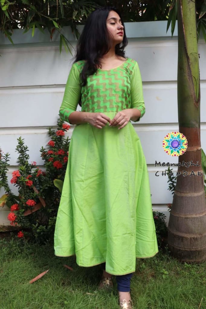 Pastel Green Anarkali Anarkali