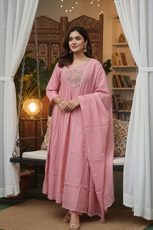 The Pastel story of Mul Chanderi - Lpink