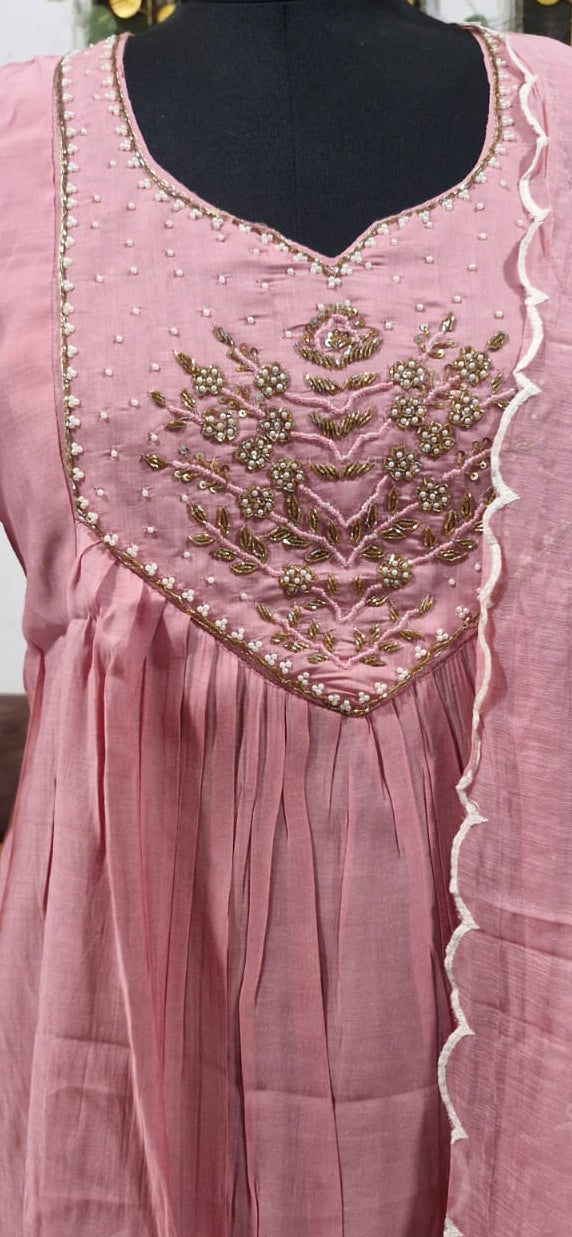 The Pastel story of Mul Chanderi - Lpink